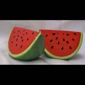 NWT watermelon 🍉 salt shakers by Fruit Salad